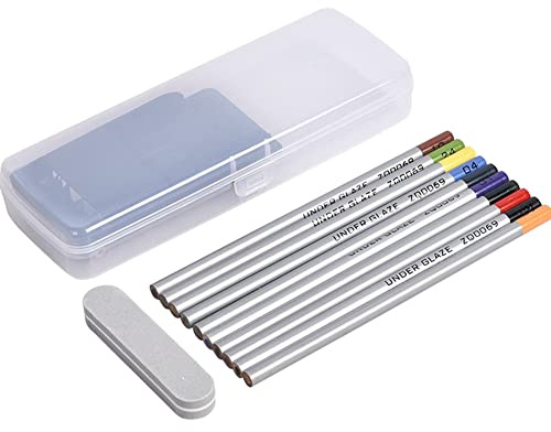Gokelomg 10 colores/juego de, cerámica de bricolaje, pintado a mano, esmalte, tiza, alfarero y herramientas de pintura