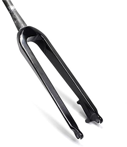 WIQUYBML Forcella Rigida MTB in Fibra di Carbonio 26/27.5/29 Tubo Conico Freno a Disco 1-1/8 Senza Filettatura Forcella Anteriore Ultraleggera per Mountain Bike QR 9x100mm Bicicletta (col