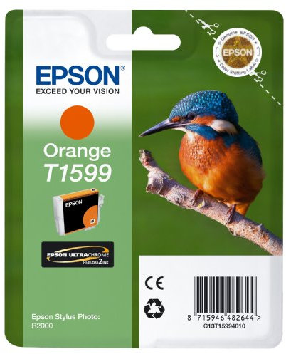 Epson T1599 Tintenpatrone Eisvogel, Singlepack, orange