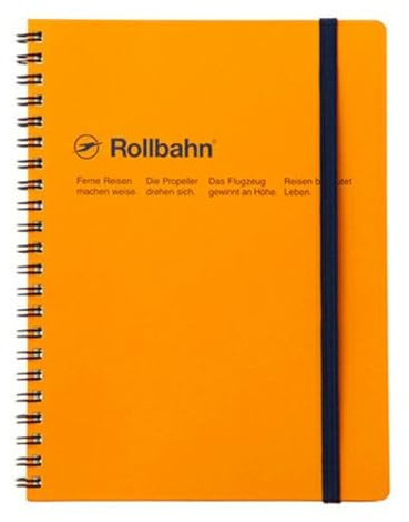 Delfonics Rollbahn Spiral Notizbücher: 6-1/2 in. x 8.5 in. (Gelb)
