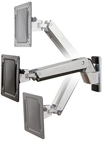 Ergotron 45-296-026 - Interactive Arm HD - Wall mount for LCD display - aluminium - polished aluminium - screen size: up to 55 - mounting interface: 200 x 100 mm