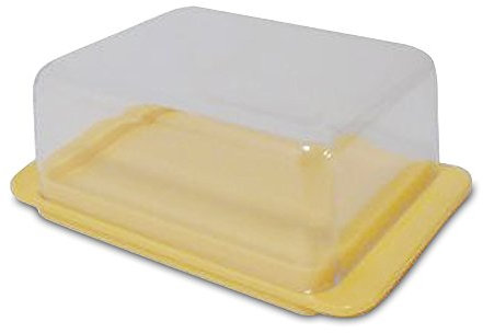 Butterdose, Farbe: pastell-gelb