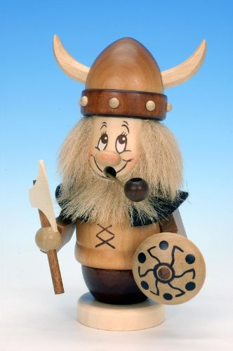 Kunsthandwerkstube Räucherschale Miniwichtel Wikinger, Keramik, 14,5 cm