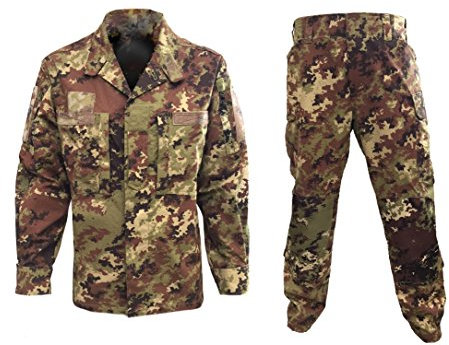 ALGI Completo Uniforme Mimetico da Combattimento Antistrappo Vegetato (50)