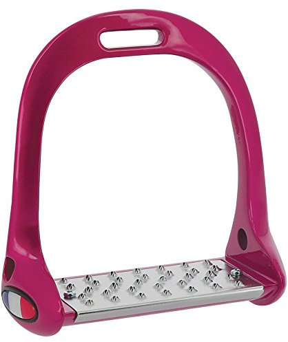 Feeling Steigbügel aus lackiertem Aluminium, Unisex, 201121, Fuchsia, 12.5 cm