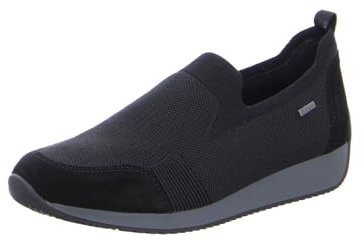 ARA Damen LISSABON Slipper Sneaker, SCHWARZ, 38