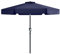 MasterCanopy Valance - Sombrilla de patio para mesa al aire libre (2,3 m, azul marino)