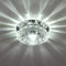 AIRUI Kristall LED Deckenleuchten, Rund Lüster Deckenbeleuchtung Modern Einbau Flurlampe Für Wohnzimmer Schlafzimmer Inneneinrichtung,Cold White-5W