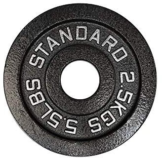 Exersci Premium Retro 2 Cast Iron Weight Plates 2.5 KG Pair - Weight lifting, Powerlifting, Gym, Fitness, Squat, Bench Press, Deadlift