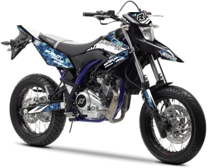 Dekor Radical Racing passend für Yamaha WR 125 X/R (2009 bis 2013, DE071 - Euro3) AMZ-RR.09.0012-4.v188