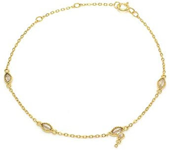 OZEO Damen Armband,S925 Sterling Silber Vergoldete Goldene Armreifen Raute Natürliche Labradorit Charm Armbänder Verstellbares Freundschaftsarmband Schmuck Für Damen Männer Geschenk