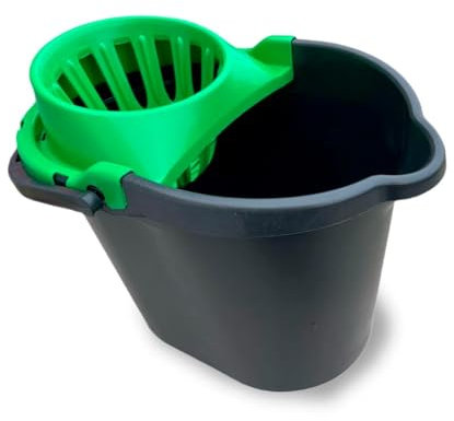 Cubo de Fregar 15 litros • Cubo de Fregona con Escurridor de Genérico