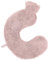 Neck Hot Water Bottle with Removable Teddy Fur Cover, Wrap Around Hot Water Bottles for Body, Neck and Shoulder - Pampering and Gift Idea for Him and Her (Blush Pink)