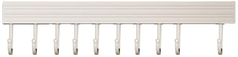 Estante Para Ollas Y Sartenes Montado En La Pared, Barra Para Colgar En La Cocina, Estante Para Utensilios Para Colgar En La Pared, Colgador Para Utensilios De Cocina, Blanco(50cm)