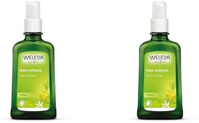 WELEDA - Huile Vivifiante au Citrus - Adoucit, Nourrit - Flacon 100 ml (Lot de 2)