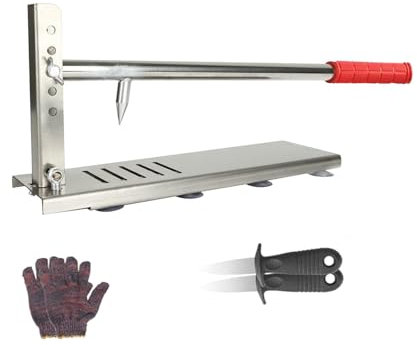 MagiDeal Abridor de ostras, Herramientas Profesionales, práctico, Resistente, Ajustable, Utensilios de Cocina para el hogar, abridor de almejas y ostras