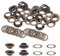 QUARKZMAN 40 Ensembles d'Œillets avec Rondelles de 12 mm en Cuivre pour Tissu, Rideaux, Ceintures en Cuir, Chaussures, Sacs, Bricolage, Couleur Bronze
