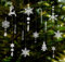 26 Stück Christbaumschmuck Schneeflocken deko, ilauke Weihnachtsbaum Dekoration Anhänger Weihnachtendeko Acryl Weihnachtsanhänger mit 20M Schmuckfaden, Christbaumanhänger für Weihnachten Baumschmuck