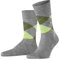 Burlington Herren Socken Manchester M So Baumwolle gemustert 1 Paar, Grau Light Grey 3613, 40-46