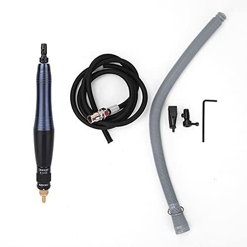 Rectificadora Neumática, Kit de Lima de Amoladora Neumática Herramienta de Pulido Neumática Lijadora de Lima Alternativa 25000 Rpm de 0,6 Mm, Amoladoras Angulares (TU-106 azul