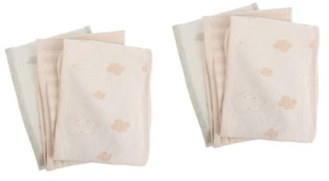 ibasenice 6stücke Teiliges Baumwoll-bauchband Für Neugeborene Cartoon-nabelschutz Mit Verstellbarem Design Für Junge Mädchen Und Kleinkinder Sicher Und Langlebig Waschbar Und