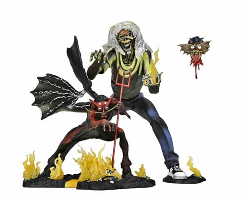 Close Up NECA lron Maiden 7 Inch Scale Action Figure Eddie 40th Anniversary Collectible Figure