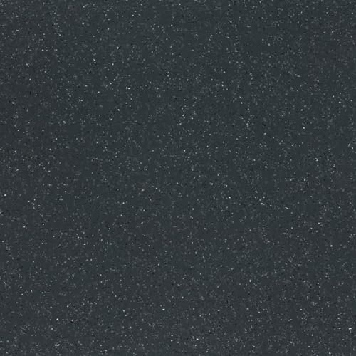 Black Speckled Effect Anti Slip Contract Commercial Vinyl Flooring for Usage in Kitchen, Garage, & Hospitals with 2.0mm Thickness -1m(3'3) X 2m(6'6)-2m²