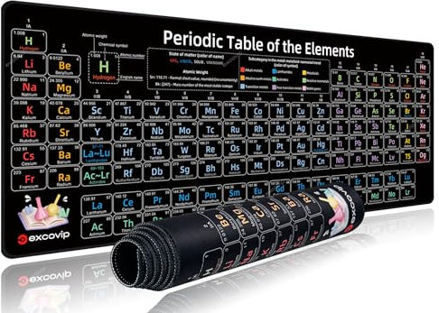 Tappetino per mouse per gaming, 800 x 300 mm, XXL, tappetino per il mouse, misura grande, migliora la precisione e la velocità, fondo in gomma