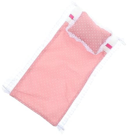 Garneck Doll Bedding Set for Dolls - Includes Reversible Doll Blankets and Accessories - for Doll Beds Cradles and Prams Ideal Doll Pram Bedding for