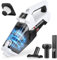 Tiazhan Handheld Vacuum Cleaner, 16000PA Powerful Suction Portable Lightweight Car Vacuum Cleaner Cordless, Rechargeable Battery Quick Charge Cleaner for Home, Car, Carpet Stairs, Pet Hair Cleaning