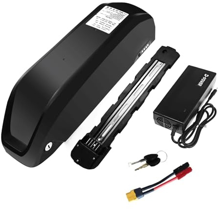 36V 48V 52V EBike Batteries 13Ah 19.2Ah 20Ah 24Ah with Charger,Bicycle Lithium-ion Battery with Charger for 250W Bicycle Motor,for MTB,Mountain Bike.