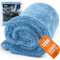 Airlab Auto Trockentuch 1200GSM, Mikrofaser Handtuch 60X40 cm, Saugstarkes Trockentuch Auto Tuch zum Trocknen, Großes Mikrofasertuch für Autopflege, Blau