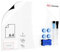 Magnetic Whiteboard Paper Magnetic Overlay for Fridge or Whiteboard, Dry-Erase, A4 Size + FREE GIFTS