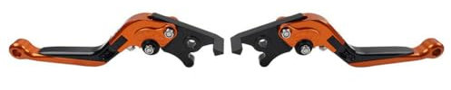 GZYF Lenker Bremshebel Kupplungshebel 1 Paar Für S1000RR S1000R 2015-2019 Aluminiumlegierung Orange