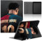 Yimctoie Tablet Coque pour Samsung Galaxy Tab A 10,5,Créatif Cartoon Cool Football Star Design Motif Housse en Tablette in et Léger Cuir PU Support Protection Case,Funny