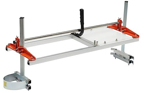Chainsaw Mill - Portable Chainsaw Milling Machine - 16 - 36 Sawmill Rail Guide Tool with Accessories and Gloves for Cutting Wood