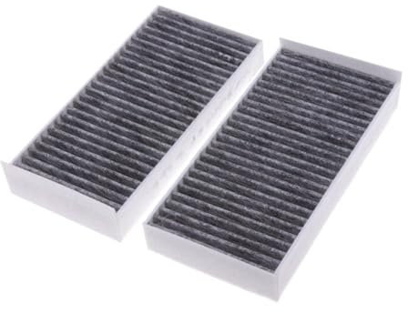 LHMM Filtro Abitacolo a Carbone Attivo per BMW F45 F46 214d 216i 218i 220i 225i/F48 X1/F39 X2 2013-2019 - Elimina Allergeni & Odori | Riduce l'Appannamento | Protegge l'Aria Condizionata