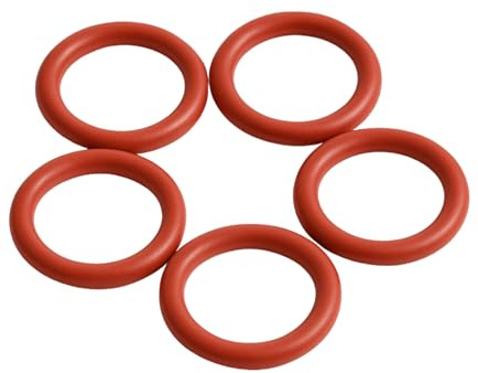 Power Rubber O-Ring VMQ MVQ, 9x1 mm, Hochtemperaturbeständig, Silikon, Lebensmitteltauglich, FDA-zertifiziert, Extrem Temperaturbeständig, Wasserabweisend, Satz mit 100 Stück, Rot