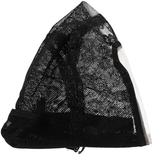 Hohopeti U part Wig Cap Elastisches Haarnetz für Perücken mit Mesh design Leichtes Flexibles Netz für Damen Vielseitig für Haarverlängerungen und DIY perücken Natürliche Passform Schwarz