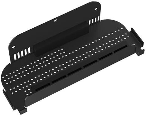 Wall Mounted Game Console Organizers Metal Bracket Space Saving Holder Rack Stand for Multiple Devices Ventilated Design Iron Wall Holder for Consoles