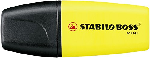 Textmarker - STABILO BOSS MINI - Einzelstift - gelb