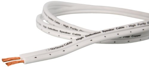 NorStone W250 Câble audio en cuivre 100 m Blanc