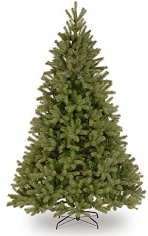 National Tree Company 'Feel Real' Artificial Full Downswept Christmas Tree, Green, Douglas Fir, Includes Stand, 7.5 Feet