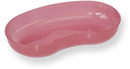 WACA 2503 Nierenschale Sterilisationsbehälter 260 x 137 x 40 mm, Farbe:rot transluzent
