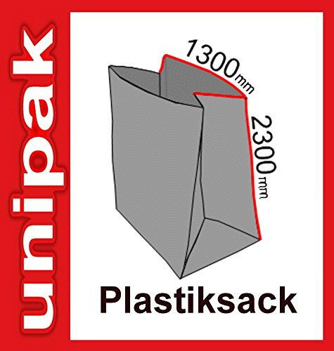 Plastiksack Müllsack PE-Sack 1300 x 2300mm 10 Stück 1000 Liter Müllbeutel Abfallbeutel Spänesack