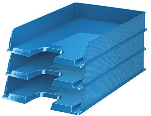 Esselte Briefkorb, A4, 10er Pack, Blau, VIVIDA, Europost, 623926