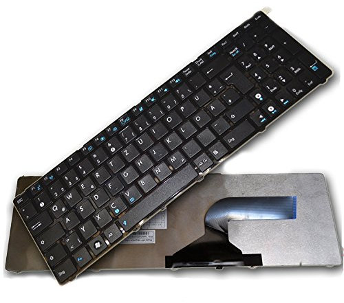 Teclado alemán compatible con Asus K52 K52N K52JC K52JR K52DE K52DR K52J X52 X52D X52JR A53S A53SM A53SC A53SV A53SJ K73E K73BY K73SV K53SV K53SV K53SV SC K53SD
