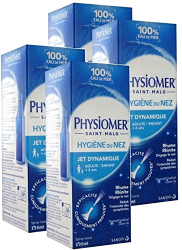Physiomer Spray dinamico per l'igiene nasale 4 x 135ml