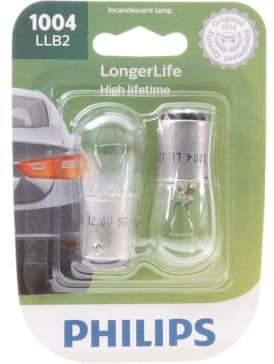 Philips 1004 LongerLife Miniature Bulb, 2 Pack
