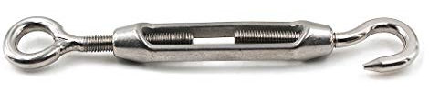 M12 Hook & Eye tenditore in acciaio inox 304